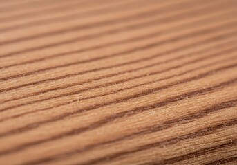Fototapeta premium Close-up of Wood Grain Natural Texture, Light Brown Hues, Parallel Lines, Detailed Surface
