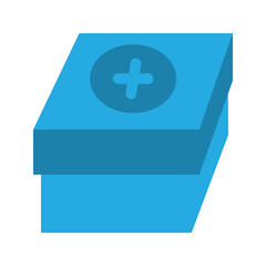 Fototapeta premium First aid tool icon design template