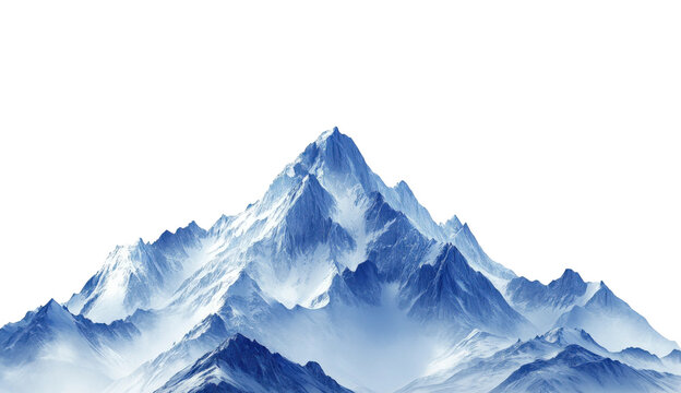 Exploring majestic mountain peaks nature landscape stunning views serene environment isolated on transparent background