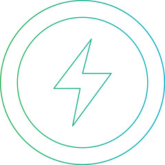 Electric icon single vector illustration 