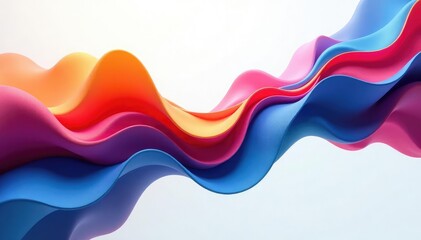 Fluid, organic shapes creating a continuous flow , wave, gradient