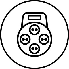 Extention icon single vector illustration