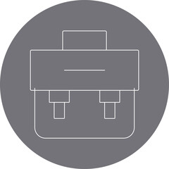 Briefcase 1 icon single vector illustration