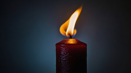 three burning candles