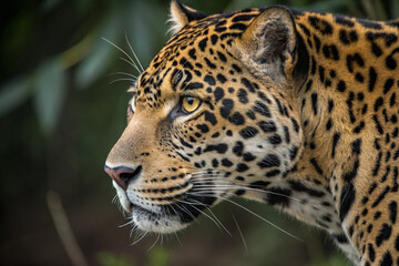 Obraz premium Close-up of jaguar face