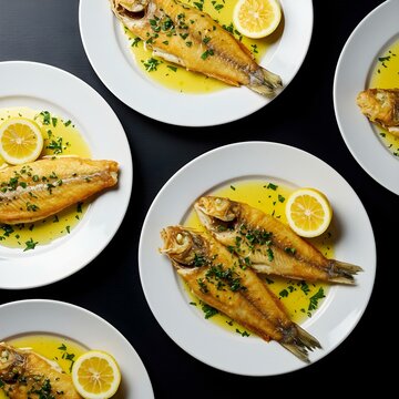 Sea bass with leamon