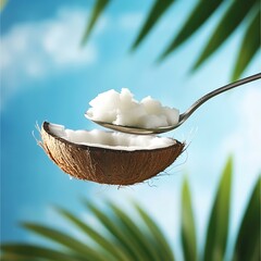 coconut milk and coconut