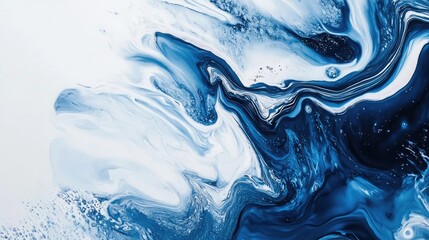 blue paint splash isolated on white background ,Blue water splash isolated on white background ,Blue ink in water on a white background