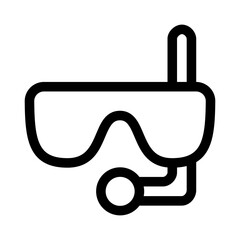 Outline icon of summer or tropical vibes