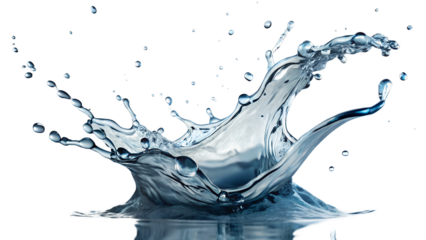 Rippling water splash captures the essence of nature's beauty in a moment of dynamic fluid motion and crystal-clear clarity Generative AI