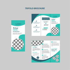 Creative Medical Healthcare Trifold Professional Clean Brochure Design