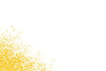 gold grain effect on transparent white background, suitable for background frame