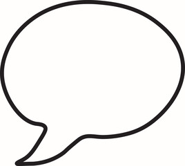 speech bubble icon chat bubble line art