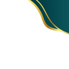 Gold Modern Green Elegant