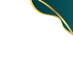 Gold Modern Green Elegant