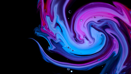 Abstract fractal background with water