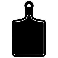 Cutting Board silhouette vector illustration