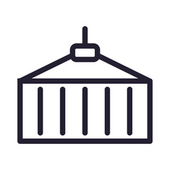 Obraz premium container icon