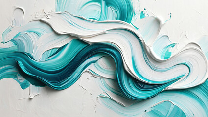 abstract blue background with waves