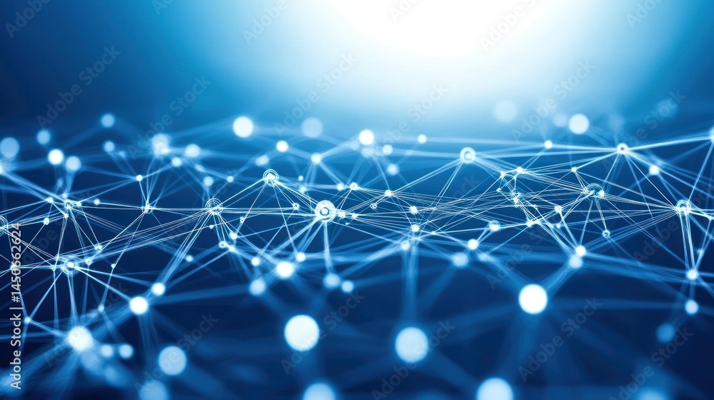 Poster digital network connections abstract technology background