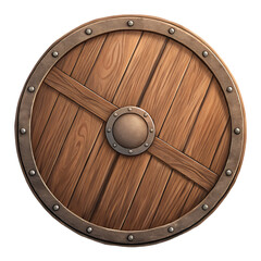 Fototapeta premium old wooden door isolated on transparent background