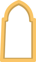 Fototapeta premium Elegant Pointed Arch Frame, Template for Design Projects