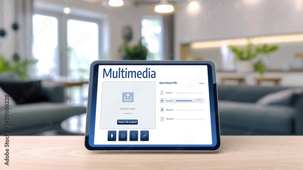 Poster multimedia cloud computing storage for uploading and store files online brisk for internet users and