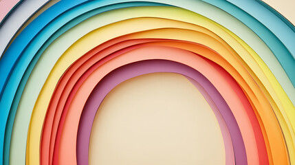 Colorful paper rainbow design abstract art graphic content creative environment artistic viewpoint
