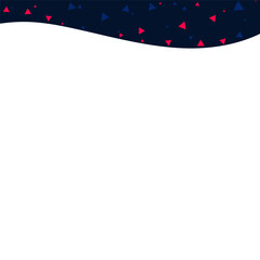 Obraz premium Art Triangle Header Shape