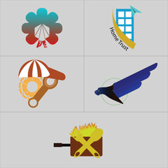 creative brand identification for corporate, Business logo