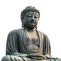 Obraz premium statue of buddha isolated on transparent background