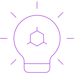 Bulb icon single vector illustration 
