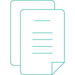 Paper icon single vector illustration 