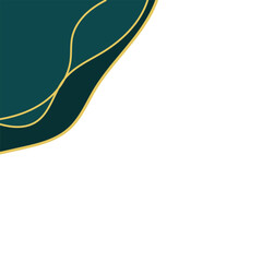 Modern Wave Lines Corner Shape