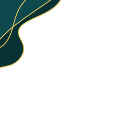 Modern Wave Lines Corner Shape