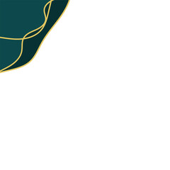 Modern Wave Lines Corner Shape