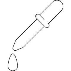 Drop icon single vector illustration 