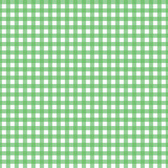 Seamless pastel mint green gingham pattern with light checkered grid ideal for fresh fabric or digital design use