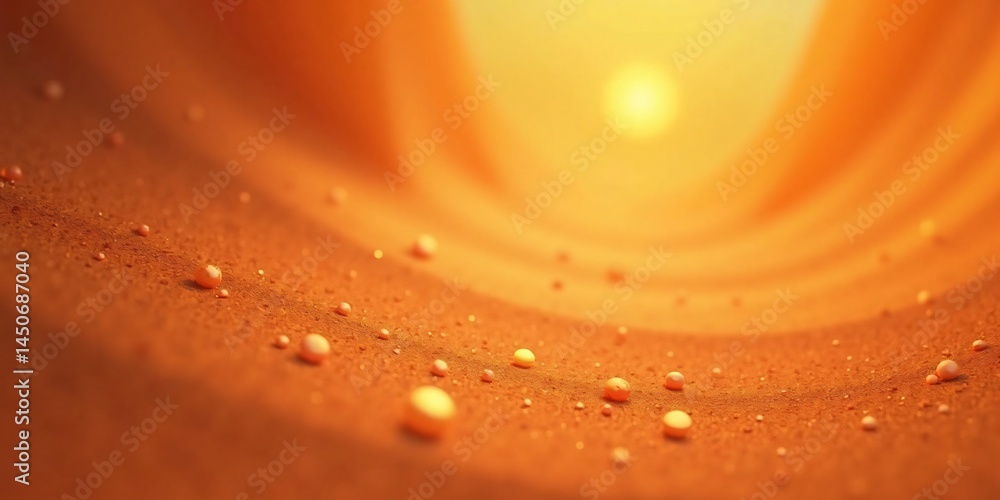 Aufkleber smooth metallic abstract yellow sand mesh texture with soft bronze gradients