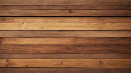 Horizontal Brown Wooden Planks Background Texture