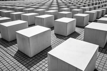abstract background made of cubes