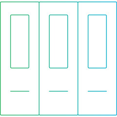 Files icon single vector illustration 