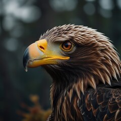 Fototapeta premium Majestic Golden Eagle Portrait