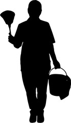 vector illustration of a worker