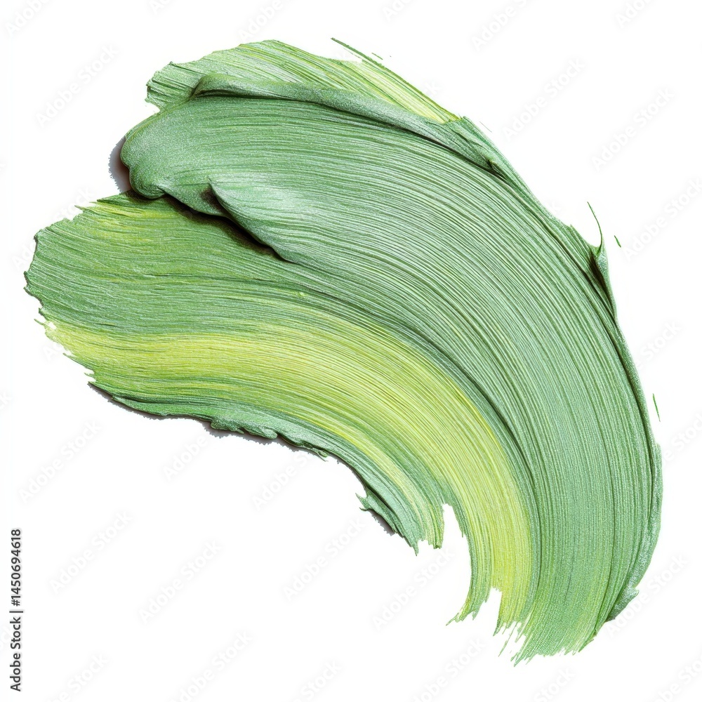 Poster abstract green and lime paint swirl texture background perfect for design projects and artistic appl