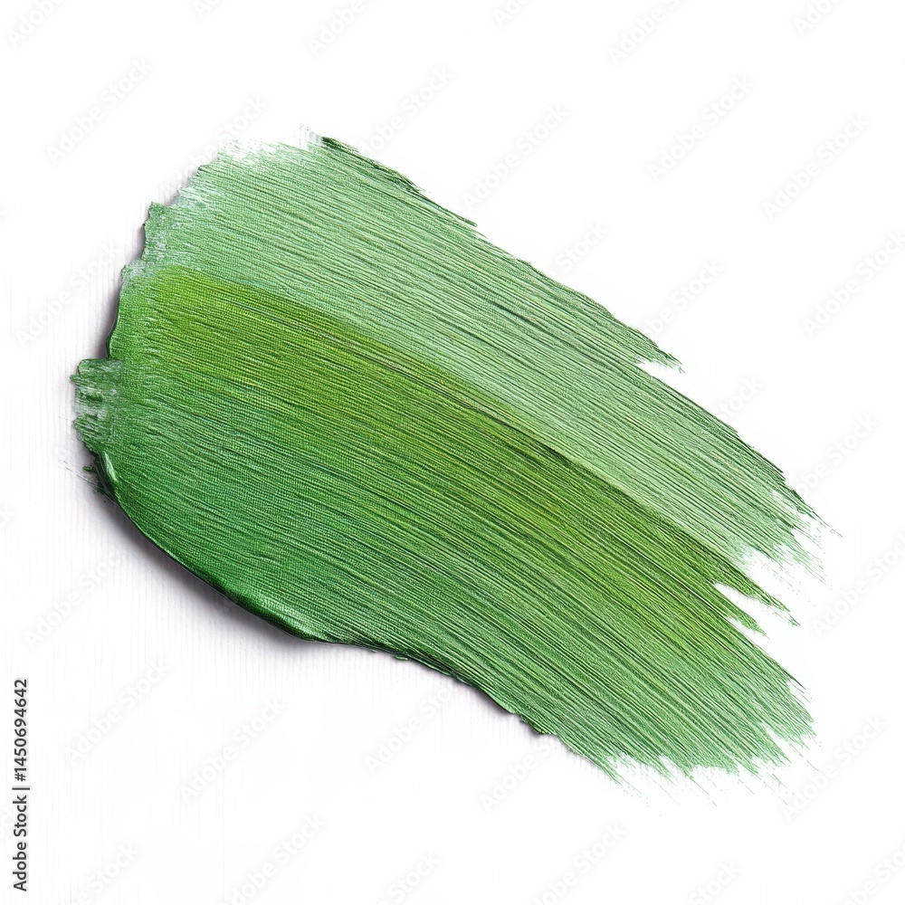 Poster abstract green paint stroke texture background ideal for design projects and artistic applications