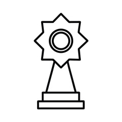 black and white star