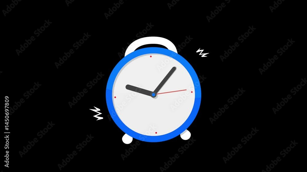 Poster clock animation