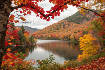 autumn in the mountains