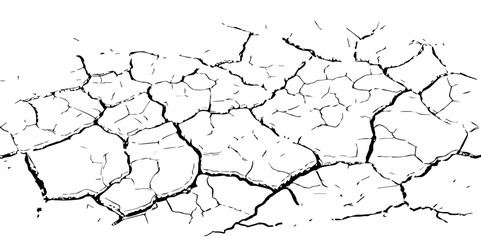  Monochrome abstract texture.Black and white pattern.Background of cracks, scuffs, chips.
